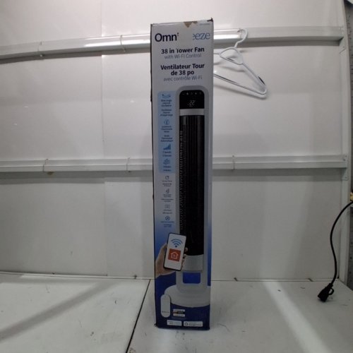 OMNIBREEZE PREMIUM 38" OSCILLATING TOWER FAN WITH WIFI CONTROL, 5-SPEEDS & REMOTE - WHITE/BLACK (MODEL: 5333021/DC2313R-G) image 5