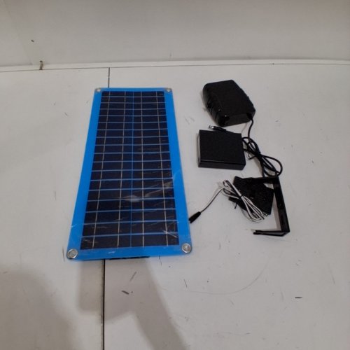 PORTABLE SOLAR PANEL HEATER FOR CAR WITH OVERHEAT PROTECTION - 15.7" X 7" - BLUE image 3