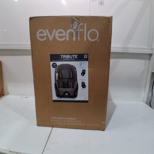 EVENFLO TRIBUTE LX CONVERTIBLE CAR SEAT - 40LBS CAP - SATURN GREY (MODEL: 38111190C) image 6
