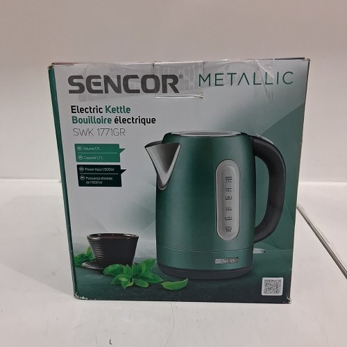 SENCOR ELECTRIC KETTLE - 1.7 L - METALLIC MINT (MODEL: SWK 1777GR) image 6