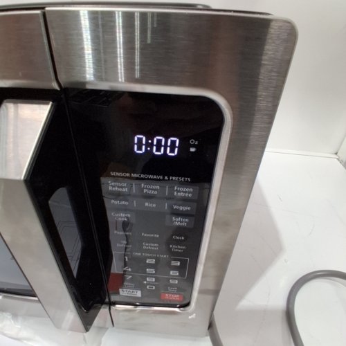 TOSHIBA COMPACT COUNTERTOP MICROWAVE OVEN - 1.2CU.FT - 1500W - STAINLESS STEEL (MODEL: ML-EM31P(SS)/CA) image 2