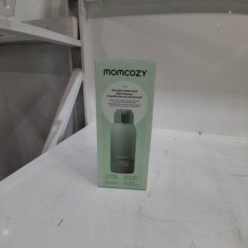 MOMCOZY PORTABLE BEVERAGE WARMER WITH DUAL HEATING MODES FOR BREAST MILK & WATER - 17OZ CAPACITY - PALE GREEN (MODEL: MW05) image 2