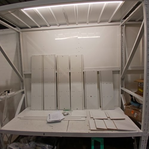 FURINNO OPEN SHELF 11-CUBE BOOKCASE - 30" X 42" - WHITE (MODEL: 11107) image 2