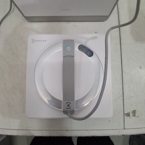 ECOVACS WINBOT W2 PRO OMNI PORTABLE WINDOW CLEANING ROBOT WITH THREE-NOZZLE WIDE-ANGLE SPRAY TECHNOLOGY - WIN SLAM 4.0 PATH PLANNING, DEEP EDGE CLEANING & 5500PA SUCTION POWER - WHITE (MODEL: WG851-11) image 2