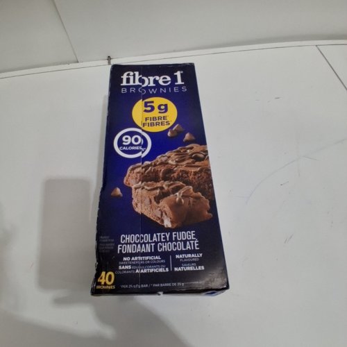 40PK FIBRE 1 BROWNIES - CHOCOLATEY FUDGE - 25G EACH image 3