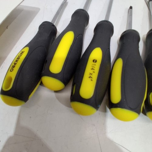 56PC WORKPRO SCREWDRIVER SET - BLACK /YELLOW (MODEL: 7008) image 4