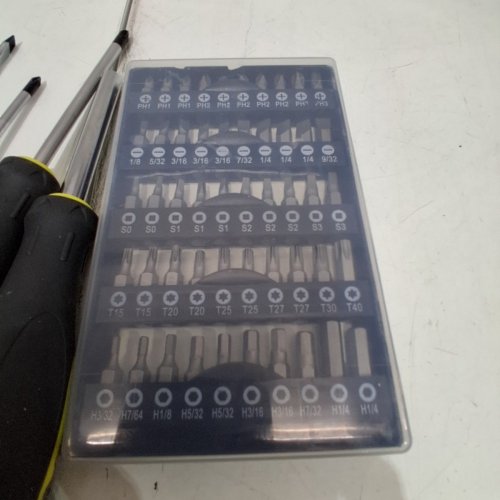 56PC WORKPRO SCREWDRIVER SET - BLACK /YELLOW (MODEL: 7008) image 6