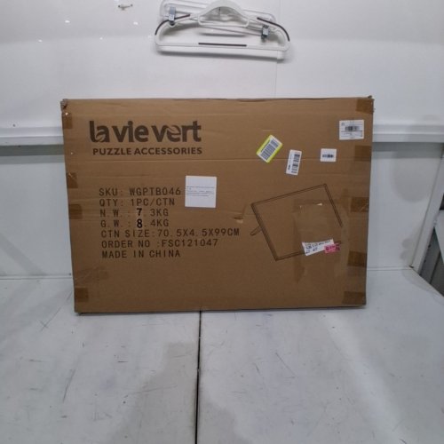 LAVIEVERT 2-IN -1 TILTING & ROTATING PUZZLE BOARD WITH 6 COLORED DRAWERS & COVER - UP TO 1500PC - 36" X 25" - PINEWOOD - (MODEL: ‎WGPTB046) image 5