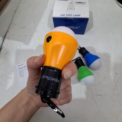 4PK PEMOTECH LED TENT CAMP - 3AAA BATTERIES/RGB CYCLE MODE - VARIETY OF COLORS image 5