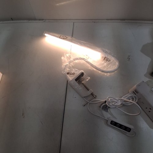 LEPRO DIMMABLE LED DESK LAMP, WITH 3 COLOR MODES 10 BRIGHTNESS MODES, WHITE image 2