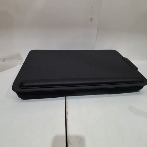SAJI LAPTOP LAP DESK TRAY WITH DRAWER AND PHONE HOLDER - 21.3" X 13" X 4.3" - BLACK (MODEL: GX3) image 2