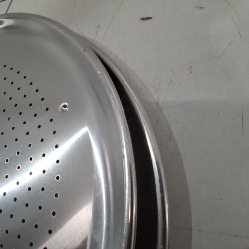 2PK NORDIC WARE AIR CRISP PERFORATED PIZZA PAN - 16" - ALUMINUM (MODEL: 46011AMZM) image 3