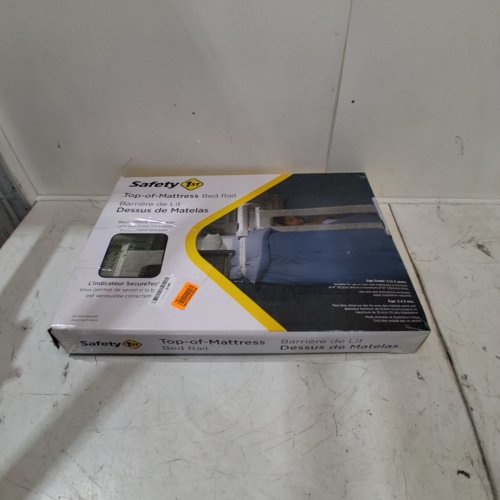 SAFETY 1ST 36" TOP-OF-MATTRESS BED RAIL - GREY (MODEL: BR017CEIU) image 4