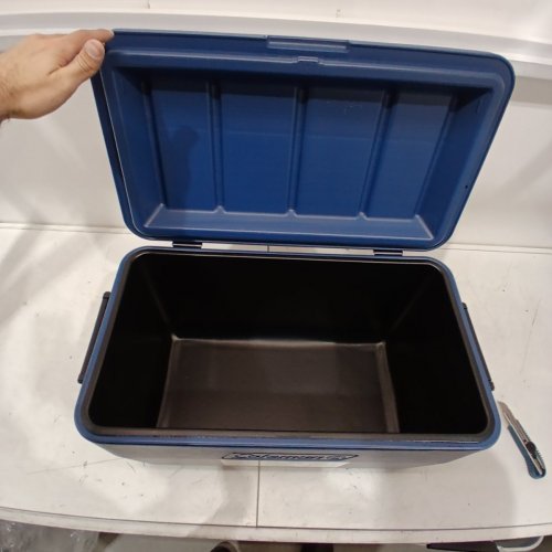 COLEMAN CHILLER PORTABLE INSULATED HARD COOLER WITH HEAVY DUTY HANDLES - 48QT - DARK BLUE (MODEL: 2226955) image 3