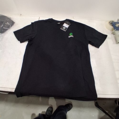 MEN'S STORMTECH CUSTOM 'SHORLINE CONSTRUCTION' T-SHIRT - EXTRA LARGE - BLACK image 2