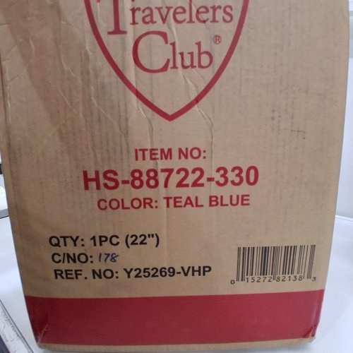 TRAVELERS CLUB GILROY ROLLING HARDSIDE CARRY-ON LUGGAGE - 22" - TEAL BLUE (MODEL: HS-88722-570) image 2