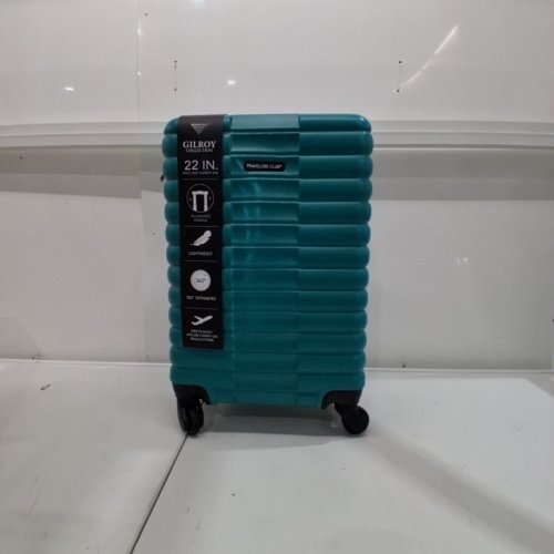 TRAVELERS CLUB GILROY ROLLING HARDSIDE CARRY-ON LUGGAGE - 22" - TEAL BLUE (MODEL: HS-88722-570) image 3