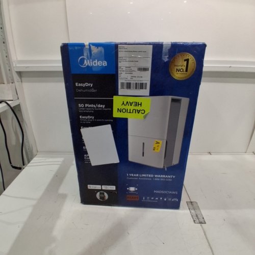 MIDEA ENERGY STAR CERTIFIED DEHUMIDIFIER WITH REUSABLE AIR FILTER AND APP CONTROL - 4500 SQ. FT - 28.4 L - WHITE (MODEL: MAD50C1AWS) image 6