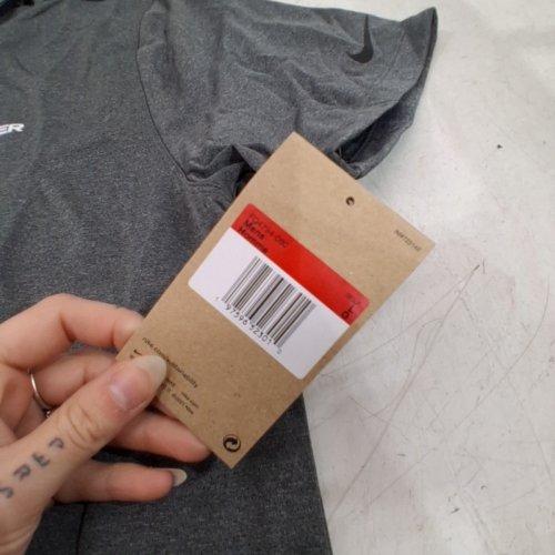 MEN'S CUSTOM 'DWCOOPER' NIKE DRI FIT T-SHIRT - LARGE - HEATHER GREY image 3