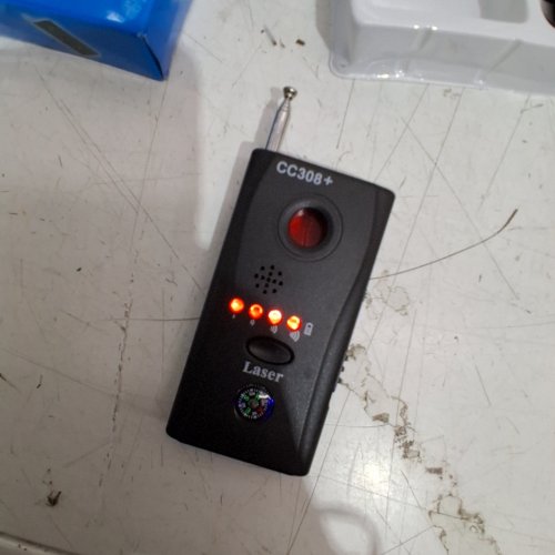 ANTI-SPY FULL-RANGE ALL-ROUND WIRELESS DETECTOR - BLACK (MODEL : CC308+) image 2