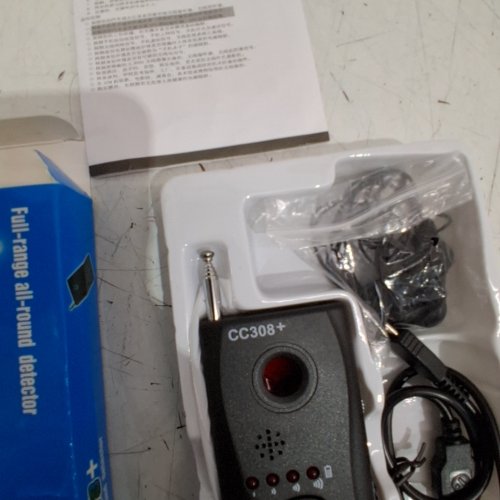 ANTI-SPY FULL-RANGE ALL-ROUND WIRELESS DETECTOR - BLACK (MODEL : CC308+) image 4