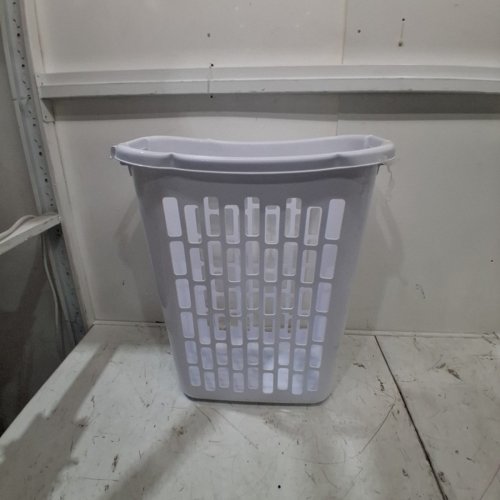 STERILITE RECTANGULAR OPEN HAMPER LAUNDRY BASKET - 20" X 13.1" X 24" - WHITE (MODEL: 1236LAB8) image 2