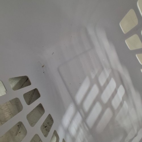 STERILITE RECTANGULAR OPEN HAMPER LAUNDRY BASKET - 20" X 13.1" X 24" - WHITE (MODEL: 1236LAB8) image 3