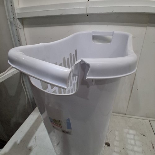 STERILITE RECTANGULAR OPEN HAMPER LAUNDRY BASKET - 20" X 13.1" X 24" - WHITE (MODEL: 1236LAB8) image 4