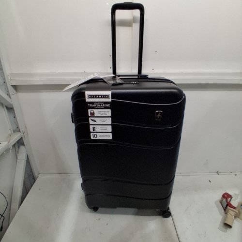 ATLANTIC TRANSMARINE HARDSIDE LUGGAGE BAG WITH 8-SPINNER WHEELS AND TSA LOCK - 28" - BLACK (MODEL: AL11578) image 3