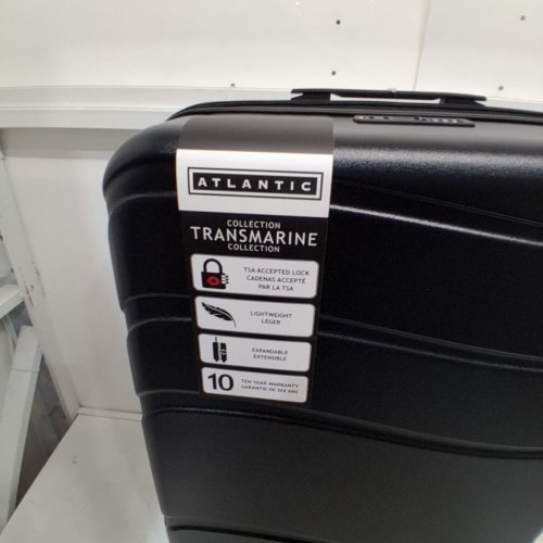 ATLANTIC TRANSMARINE HARDSIDE LUGGAGE BAG WITH 8-SPINNER WHEELS AND TSA LOCK - 28" - BLACK (MODEL: AL11578) image 5