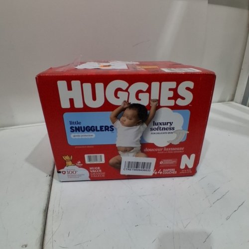 144PK HUGGIES LITTLE SNUGGLERS DIAPERS - SIZE NEWBORN image 2