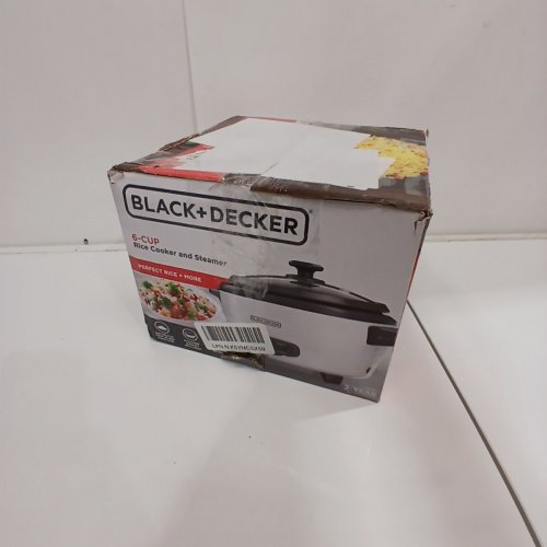 BLACK+DECKER RICE COOKER AND STEAMER - 6 CUP - WHITE (MODEL: RC506C) image 6