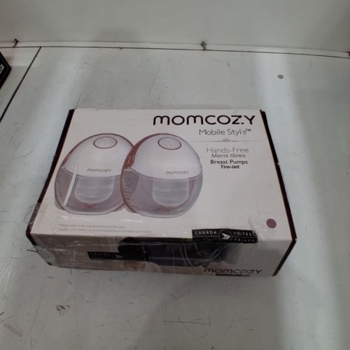 MOMCOZY MOBILE STYLE M6 HANDS-FREE SLIM DOUBLE BREAST PUMP - GREY/WHITE (MODEL: BP311) image 5
