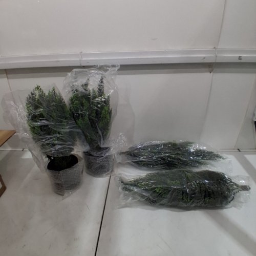 2PK ARBORUS ARTIFICIAL UV RESISTANT CEDAR TREE - 3FT - GREEN/BLACK (ITEM: CA-AR-AT_0101) image 3