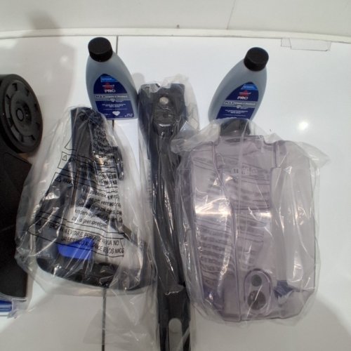 BISSELL POWERCLEAN POWERFUL & LIGHTWEIGHT TURBOBRUSH PET UPRIGHT CARPET CLEANER - 120V - BLUE - (MODEL:3939C) image 4