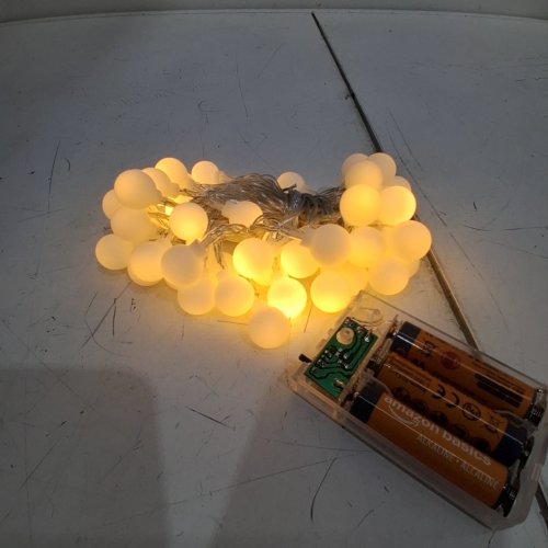 ARTIFICIAL PEARL LED STRING LIGHT - 32FT - MULTICOLOR image 2