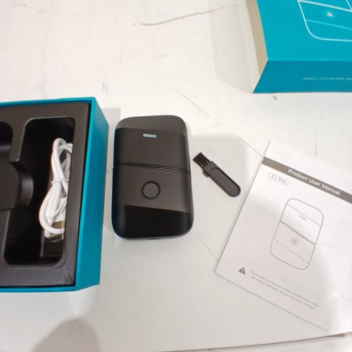 SMALL CLEAN BOX FOIL SHAVER - BLACK (MODEL: X1 PRO) image 3