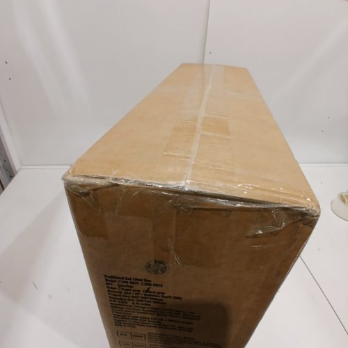 VEVOR STAINLESS STEEL CAT LITTER BOX - 60L - GREY (MODEL: XM-0011) image 3