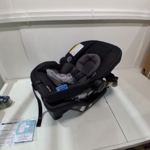 GRACO SNUGRIDE 35 LITE LX INFANT CAR SEAT - 4-35LBS CAPACITY - GOTHAM FASHION BLACK/GREY (MODEL: 2143034) image 3