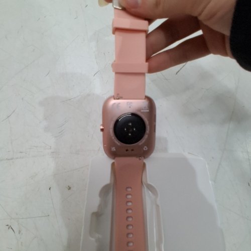 SMART WATCH FITNESS TRACKER - 1.91" HD SCREEN, HEART RATE/SLEEP MONITOR, SPO2, IP68 WATERPROOF, STEP COUNTER, FOR ANDROID/IOS - PINK (MODEL: T60) image 3
