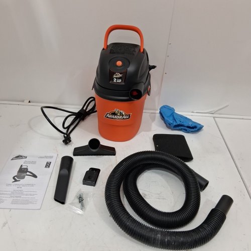 ARMORALL PORTABLE WET AND DRY PEAK HP VACUUM - 1.5 GALLONS - ORANGE/BLACK (MODEL: AA155) image 4