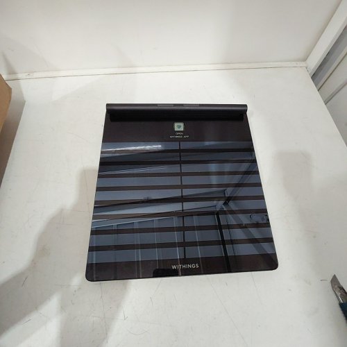 WITHINGS BLUETOOTH SMART SCALE WITH SEGMENTAL BODY COMPOSITION ANALYSIS, BODY WEIGHT & VASCULAR AGE, VISCERAL FAT, HEART RATE MONITORING - BLACK (MODEL: WBS08-BLACK-ALL-ROW) image 3