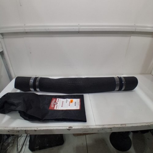 HAPBEAR NON-SLIP EXTRA LARGE EXERCISE MAT FOR HOME GYM CARDIO / YOGA - 6FT X 4FT - BLACK (MODEL: HB-EM03) image 2