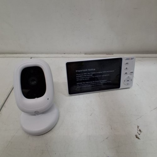 JEEBER 2-WAY AUDIO 1080P BABY MONITOR WITH TEMPERATURE SENSOR - 3050MAH - WHITE (MODEL:VB619) image 3