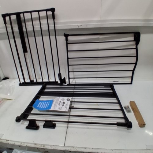 REGALO HOME ACCENTS WIDESPAN BABY GATE - 28"X74.5" - BLACK (MODEL: 1176 B DS) image 2