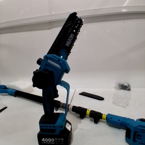 SEESII CORDLESS PRUNING SAW COMBO - 4 IN 1 SET - REACHS 15FT - BLUE (MODEL: P6 COMBO) image 3