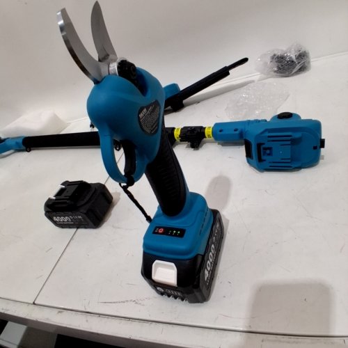 SEESII CORDLESS PRUNING SAW COMBO - 4 IN 1 SET - REACHS 15FT - BLUE (MODEL: P6 COMBO) image 4