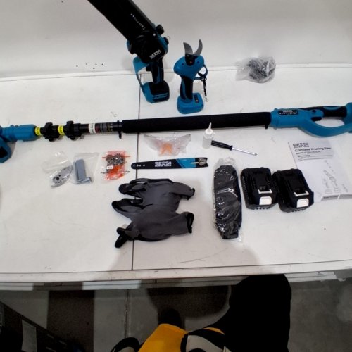 SEESII CORDLESS PRUNING SAW COMBO - 4 IN 1 SET - REACHS 15FT - BLUE (MODEL: P6 COMBO) image 6