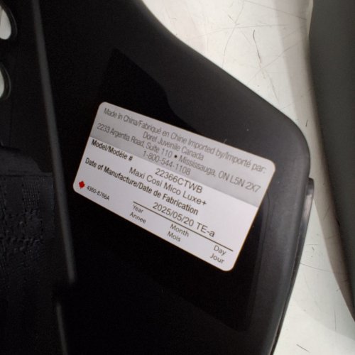 MAXI-COSI MICO LUXE+ INFANT CAR SEAT, LIGHTWEIGHT, EASY INSTALL WITH MAXILOCK - 30LB MAX - BLACK (MODEL: 22366CTWB) image 2
