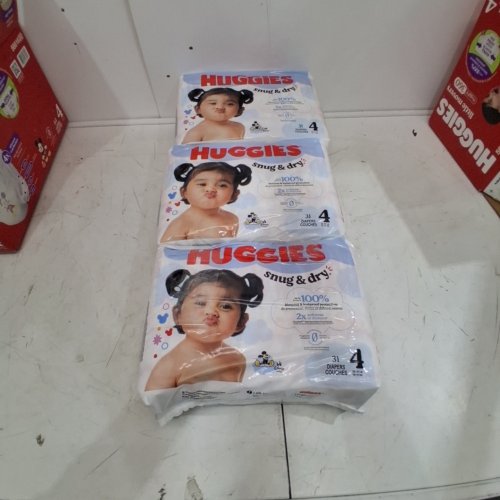 93PK HUGGIES SNUG AND DRY DIAPERS - SIZE 4 image 2
